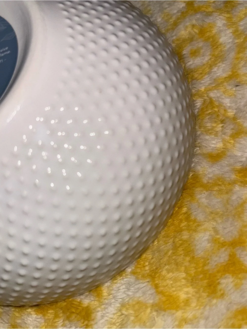 Textured White Porcelain Cereal Bowl NWOT